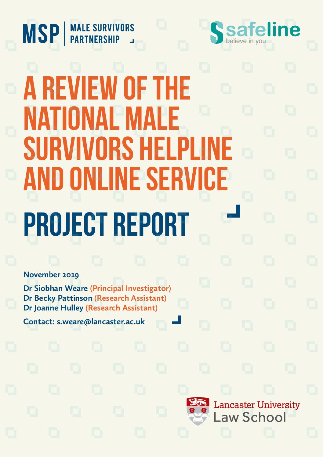A Review of the National Male SurvivorS Helpline and Online Service